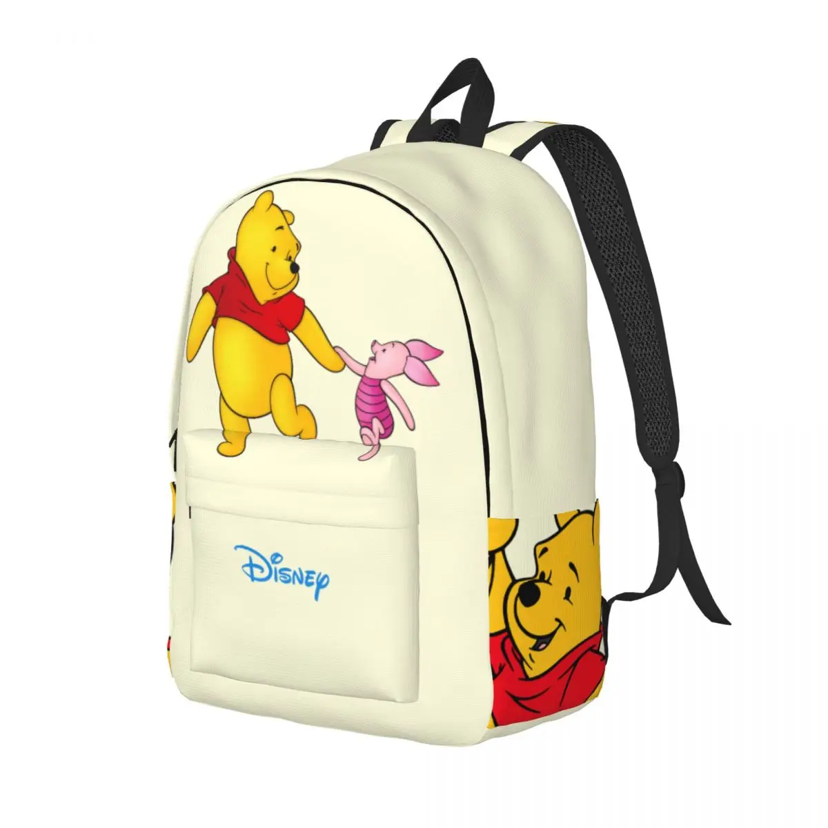 Back To School Gift And Piglet Zipper Closure Storage Bag Disney Winnie The Pooh Personalised Couple Handbag Campus