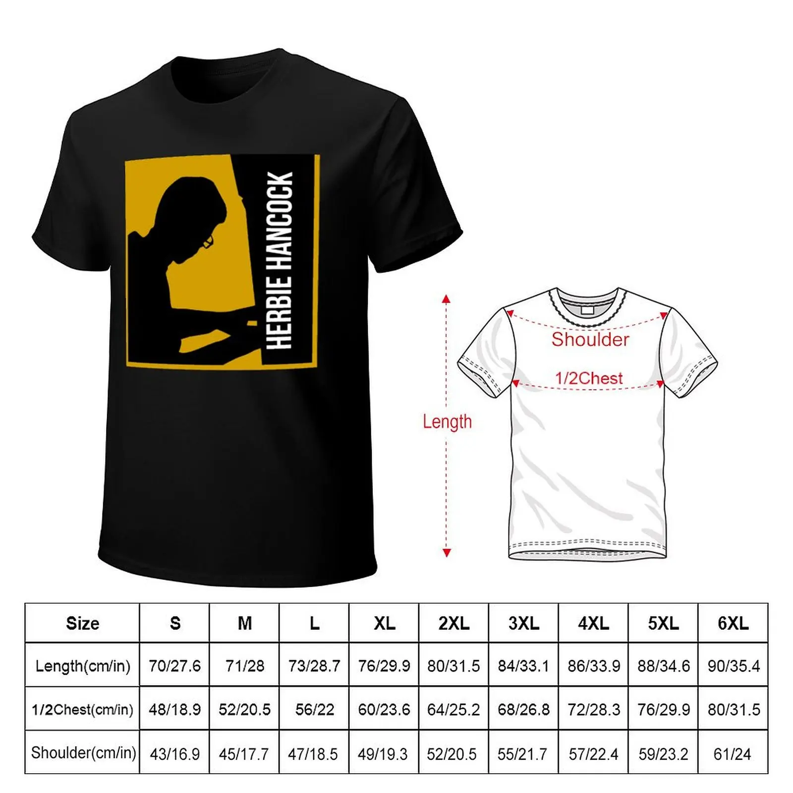 Herbie hancock T-Shirt Novelty Print Casual Tee Shirt