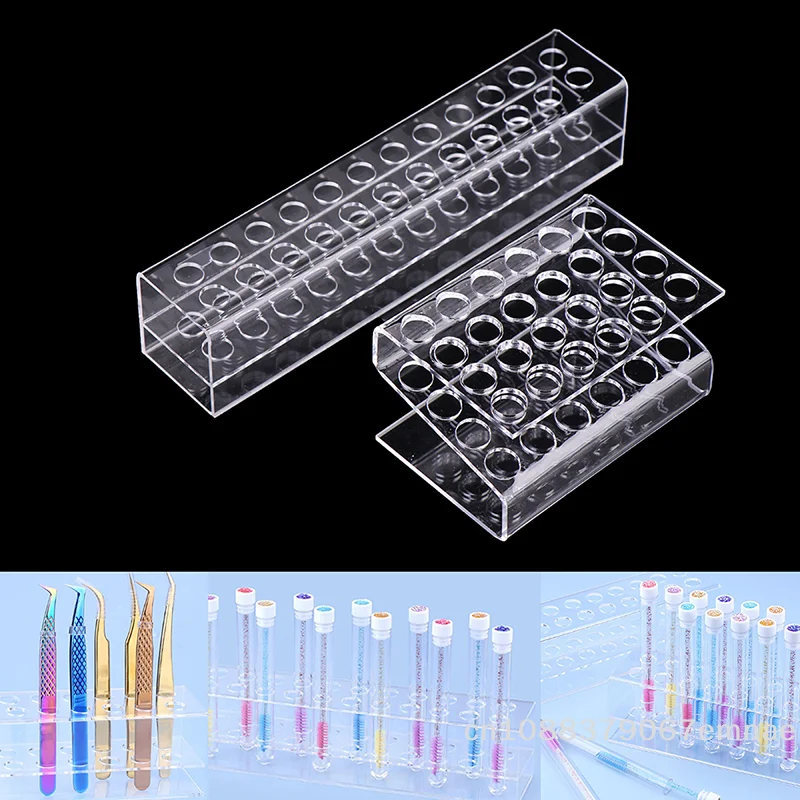 【xxx】Eyebrow brush tube display stand Eyelash brush storage bracket tweezers Holder Acrylic Beauty Makeup Tools Eyelash Planting