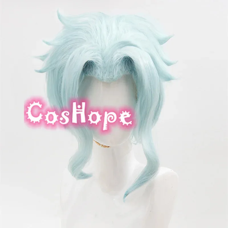 

Dottore Косплей Парик Голубой Парик Косплей Аниме Косплей Парики Термостойкие Синтетические Парики