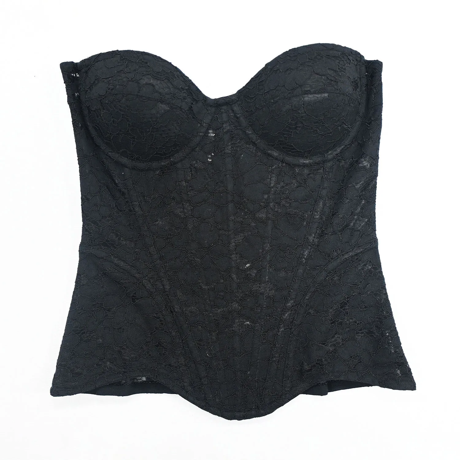 

Elegant Lace White Corset Top Push Up Bra Vintage Black Bodices Sexy Women Evening Party Bustiers Waist Shapewear Hot Lingerie