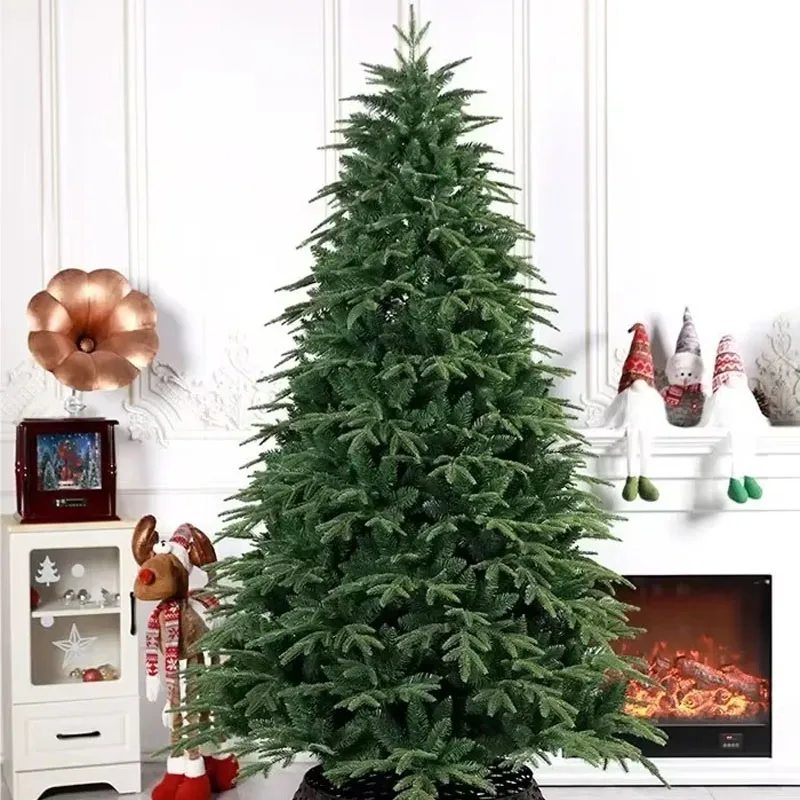 For Artificial Christmas Tree PE+PVC Encryption with LED Lights Large Christmas Home Decoration New Year Christmas Tree 1.2m to