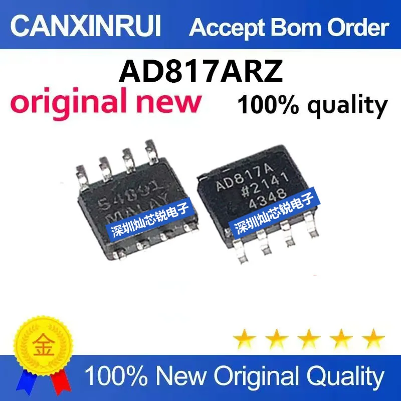 (5-100pieces)Brand New Original AD817A AD817ARZ SMD SOP8 Precision Amplifier IC