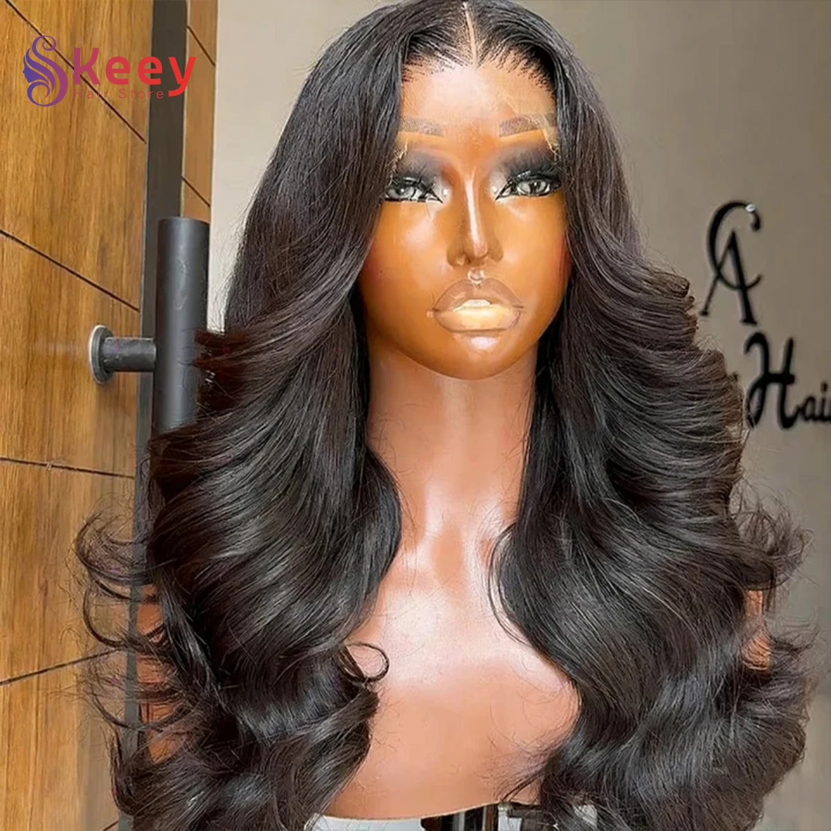30 40 بوصة الجسم موجة خصلات الشعر المستعار الإنسان 200 الكثافة 13x6 13x4 Hd الدانتيل الباروكة الأمامية البرازيلي شعر طبيعي أسود باروكة من شعر طبيعي للنساء