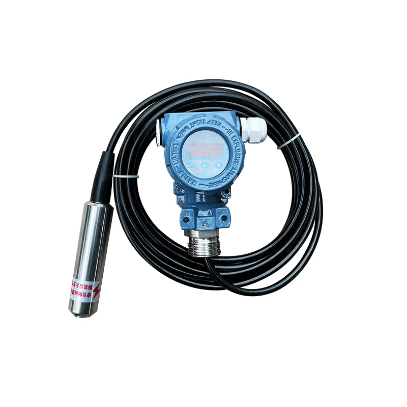 1set 4-20MA Output Integral Liquid Oil Water Level Sensor Probe Transmitter Detect with Model 2088 LED Display