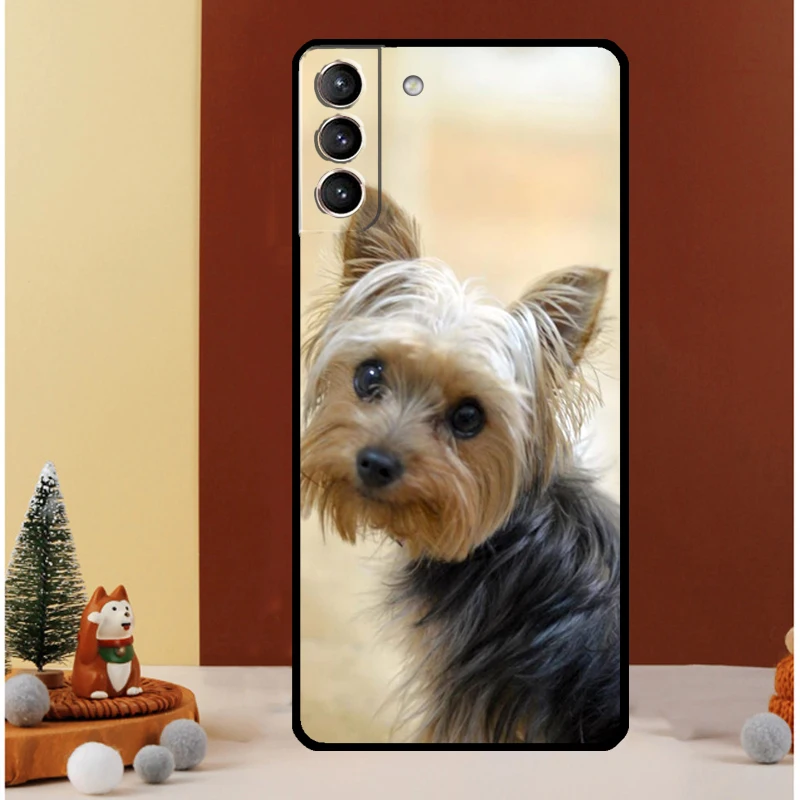 Yorkshire Terrier Dog Case For Samsung Galaxy S24 Ultra S23 S22 S21 S20 FE Note 20 S8 S9 S10 Note 10 Plus Cover