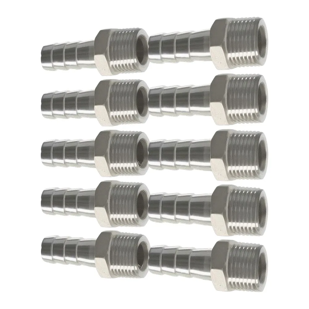 Barb Fittings NPT Hose Connector Flexible Setup for configurations Male Thread Compatibility for versatile Plumbing Connectors