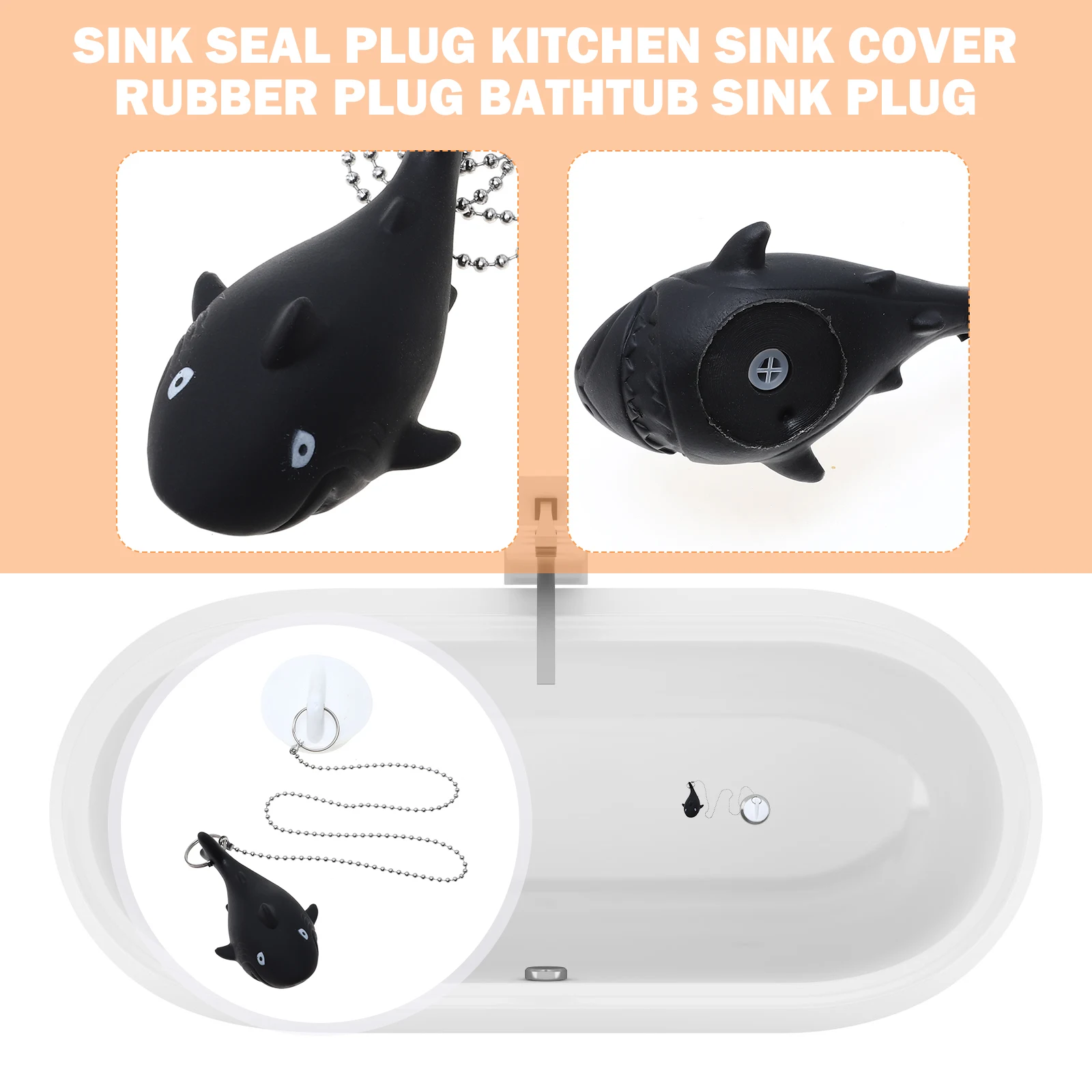 

4Pcs Creative Sink Seal Plugs Kitchen Covers Strong Sealing Bathtub Tool Underwater Sink Plugs Hotel Bathtub Tool
