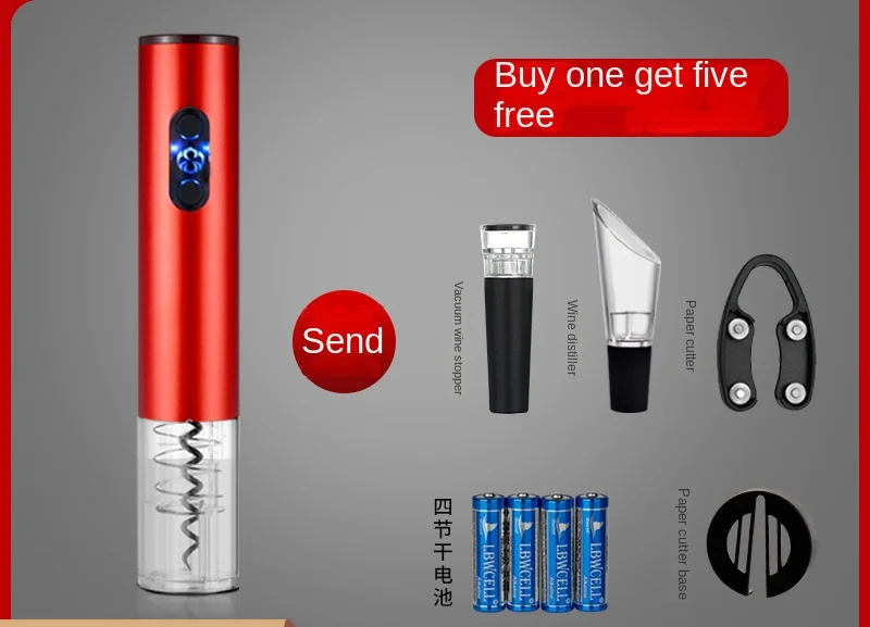 Şarap tirbuşon otomatik evrensel şarap açacağı şişe tornavida takım gelen çok fonksiyonlu şarap