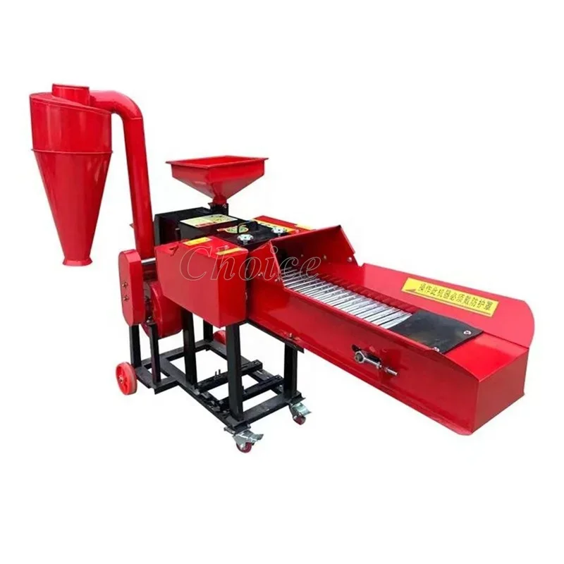 Multi Functional Straw Crusher Hay Silage Crusher Straw Hammer Mill Cassava Corn Mill Grinder Machine