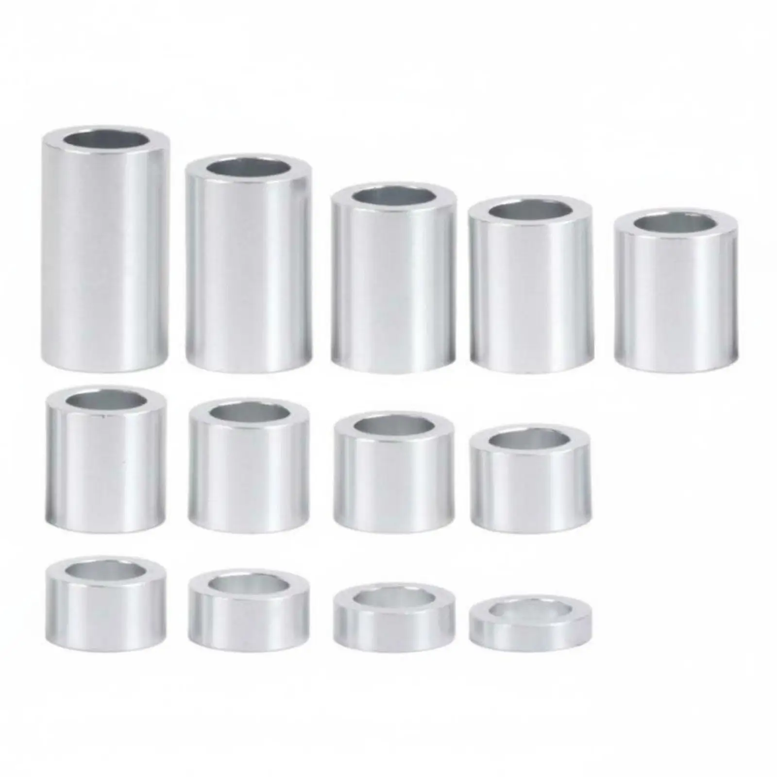 Motorcycle Gasket Spacer Set 13pcs Copper Alloy Wheel Axle Kit for Custom Chopper Bike Repair