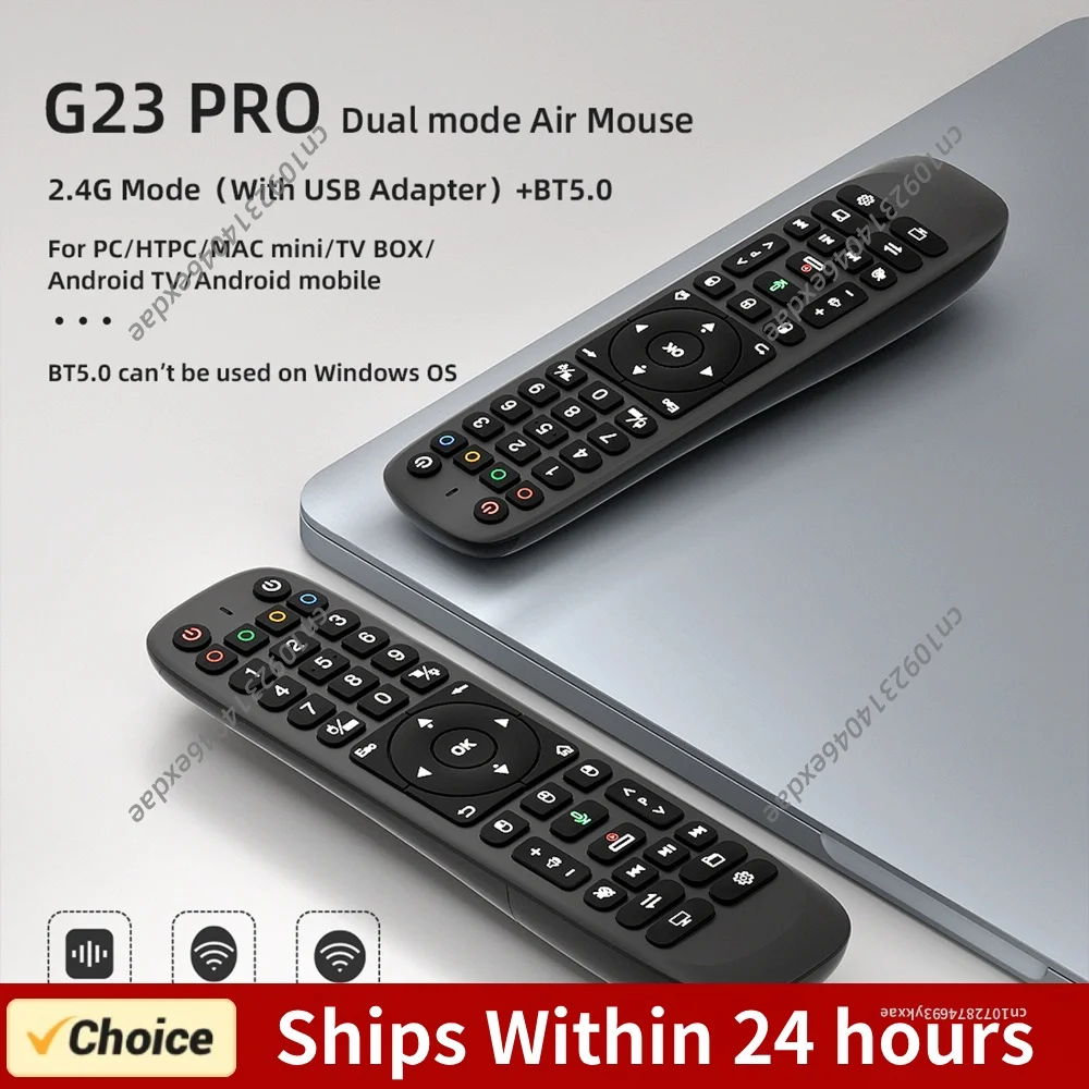 Universal TV Control and Setup with Air Mouse Smart TV Remote Gyroscopic Sensing for Android TV Box Smart TV PC Projector