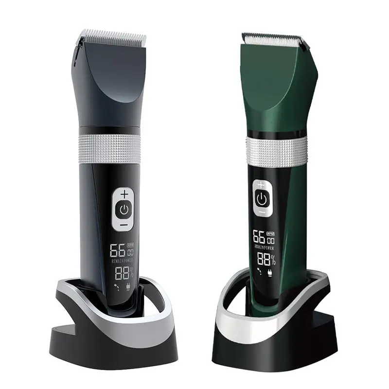 

Безопасная машинка для стрижки волос, малошумная перезаряжаемая беспроводная электрическая тихая машинка для стрижки волос для домашних животных, набор машинок для стрижки собак