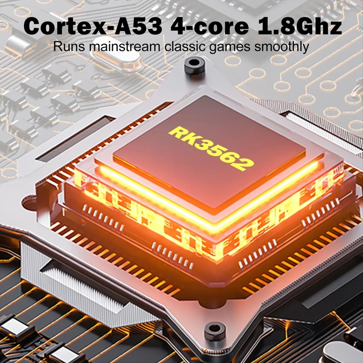 NewABNR XU Mini M Game Console 64GB 10700 Games 2.8 Inch IPS Linux Handheld Game Players Retro Video Game for Kids Black