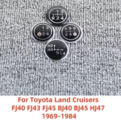 For Toyota Land Cruisers FJ40 FJ43 FJ45 BJ40 BJ45 HJ47 1969-1984 Manual Gear Shift Knob Speed Number Cap Car Styling Accessory