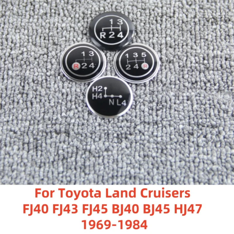 For Toyota Land Cruisers FJ40 FJ43 FJ45 BJ40 BJ45 HJ47 1969-1984 Manual Gear Shift Knob Speed Number Cap Car Styling Accessory
