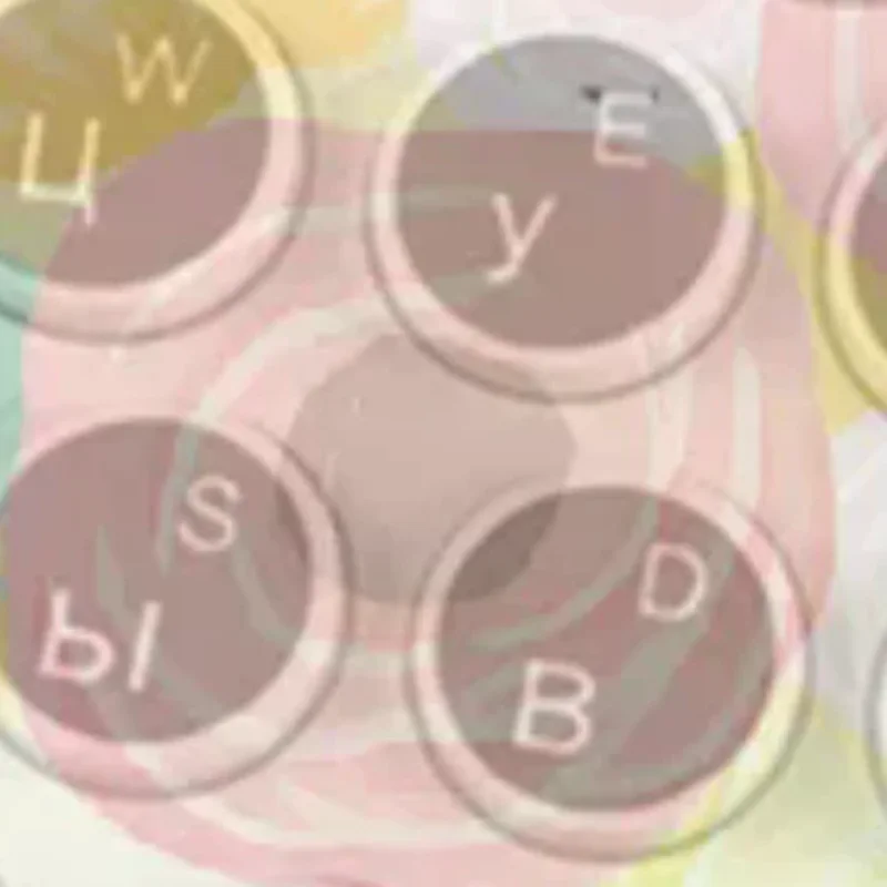 1Pc Russian Smooth Round 2 Colors Keyboard Sticker Language Protective Film Layout Button Letters PC Laptop Accessories