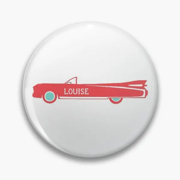 Louise Thelma And Retro Convertible Ca  Soft Button Pin Lapel Pin Women Hat Funny Creative Fashion Clothes Lover Collar Jewelry