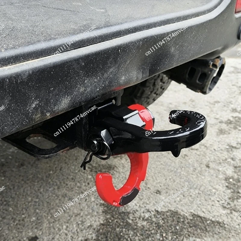 Split 3/4 Tiger Tooth Shackle Trailer Arm With Lock Modified Off-Road Vehicle Accessories 2-Inch Square Mouth Trailer Shackle