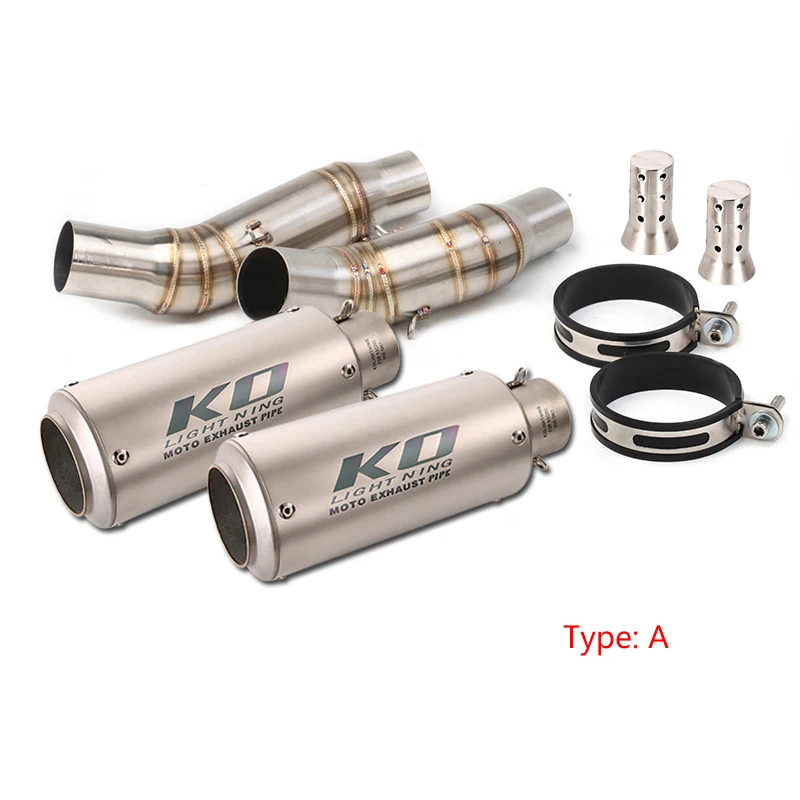 Voor Kawasaki Z1000 Ninja 1000 2010-2021 Z1000SX Ninja 1000SX 2010-2019 Uitlaatpijp Motorfiets Slip-on Uitlaat 51mm Uitlaat Tips