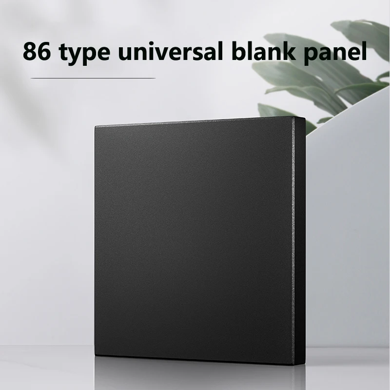 Standard 86 Type Switch Universal Blank Panel Thickened for Home Decoration Engineering Switch Socket Cassette Cover Plate