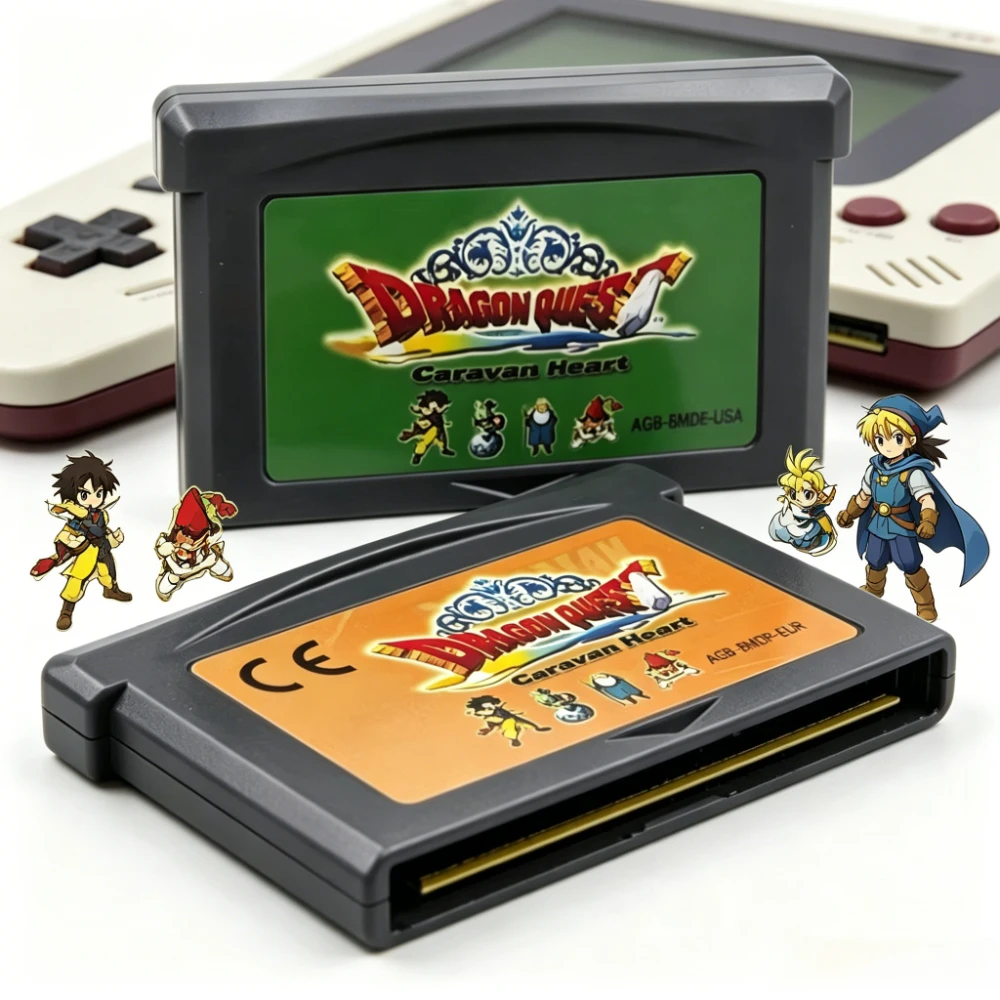 Dragon Quest Series GBA Game 32 Bit Video Game Cartridge Console Card Dragon Quest Monster Caravan Heart USA Version for GBA/NDS