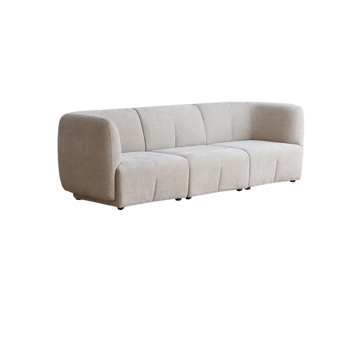 

Chenier sofa tofu blocks, simple living room small apartment combination