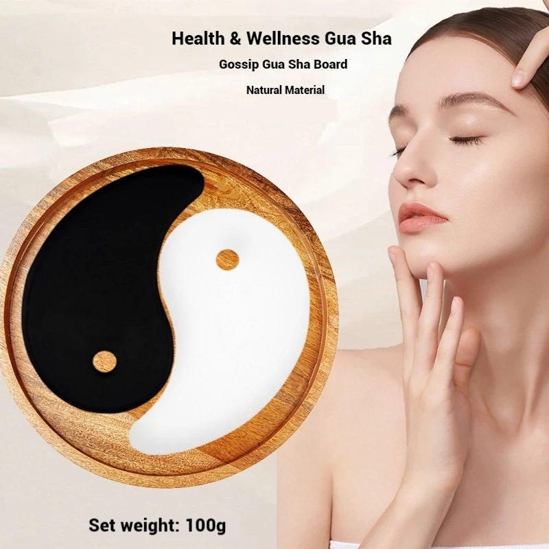 

1 шт. массажная доска Gua Sha для лица, розовая пластина Гуаша, нефритовый массажер для лица, скребки, инструменты для лица, шеи, спины, тела