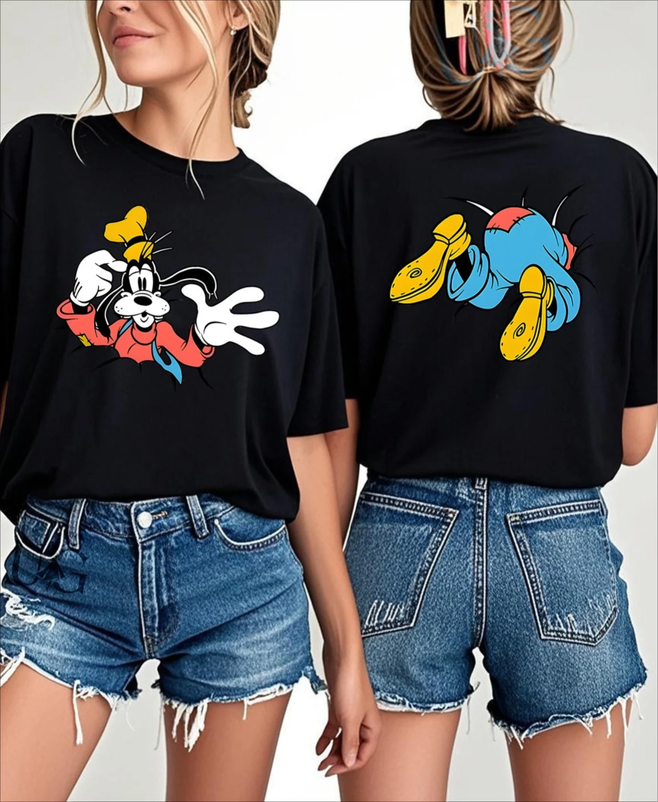 

Женская футболка с принтом Disney Goofy Goof, хлопковые футболки с короткими рукавами, топы с рисунком Goofy Goof Y2k, женская футболка, брендовая летняя одежда