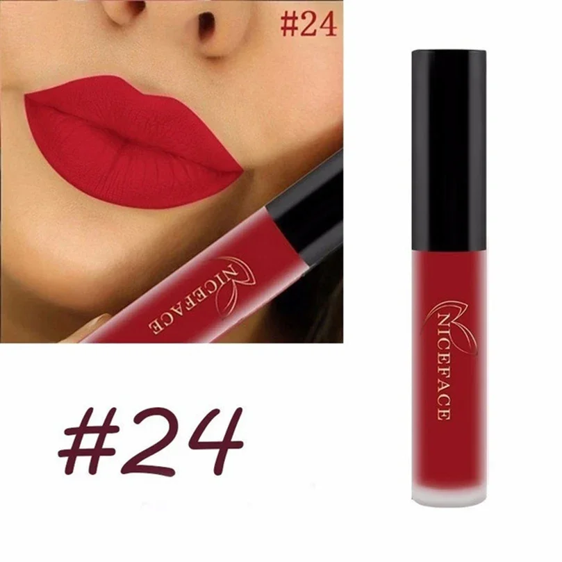 Sexy Red Matte Waterproof Lipstick Long Lasting Liquid Lipstick