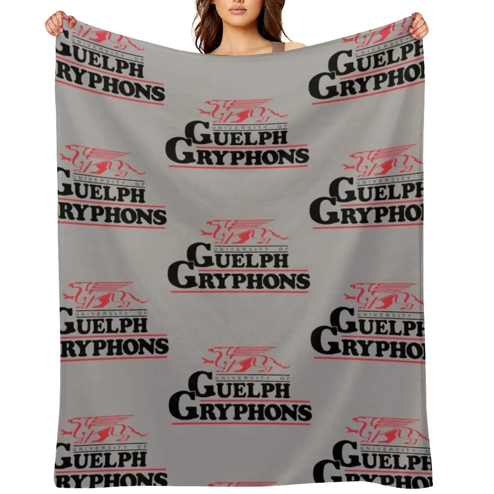 

Guelph College Gryphons Logo2 Throw Blanket bed plaid Sofa Throw For Sofa Thin For Decorative Sofa Blankets