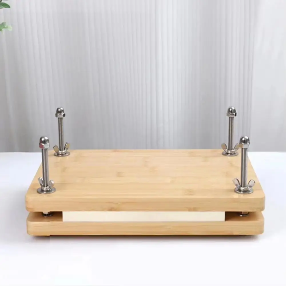 DIY Bookbinding Flat Paper Press Machine Convenient Durable Bookbinding Press Practical Book Press Pad Wooden Book Press