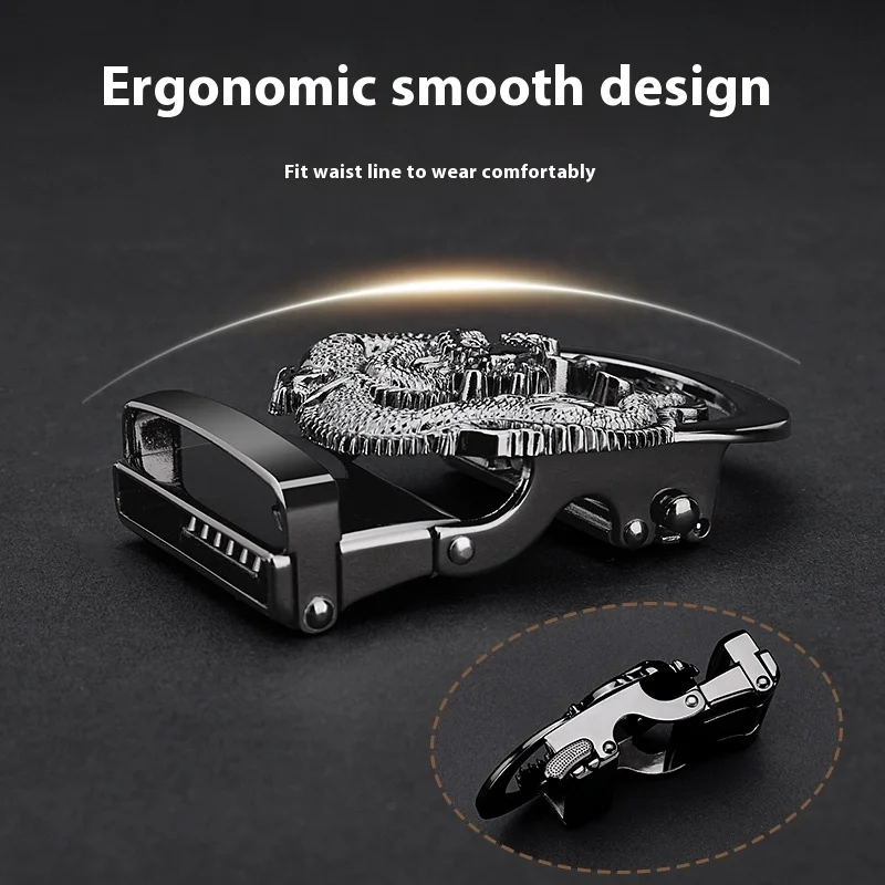 إبزيم حزام السقاطة الأوتوماتيكي ، مناسب للحزام ، إكسسوارات الموضة الرجالية