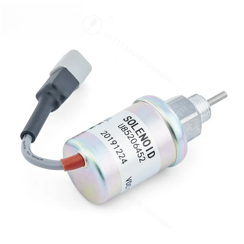 U85206452 Fuel Shutoff Solenoid Valve 12V 24V Diesel Engine Stop Solenoid Replacement Repair Spare Parts