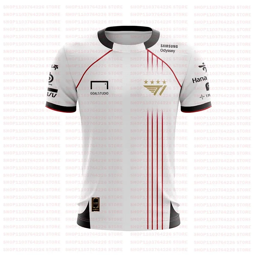 Men's uniform sweater LOL S14 FAKER,  SKT T1, electronic sports T-shirt 3D sports game T-shirt, children's short sleeved T-shirt