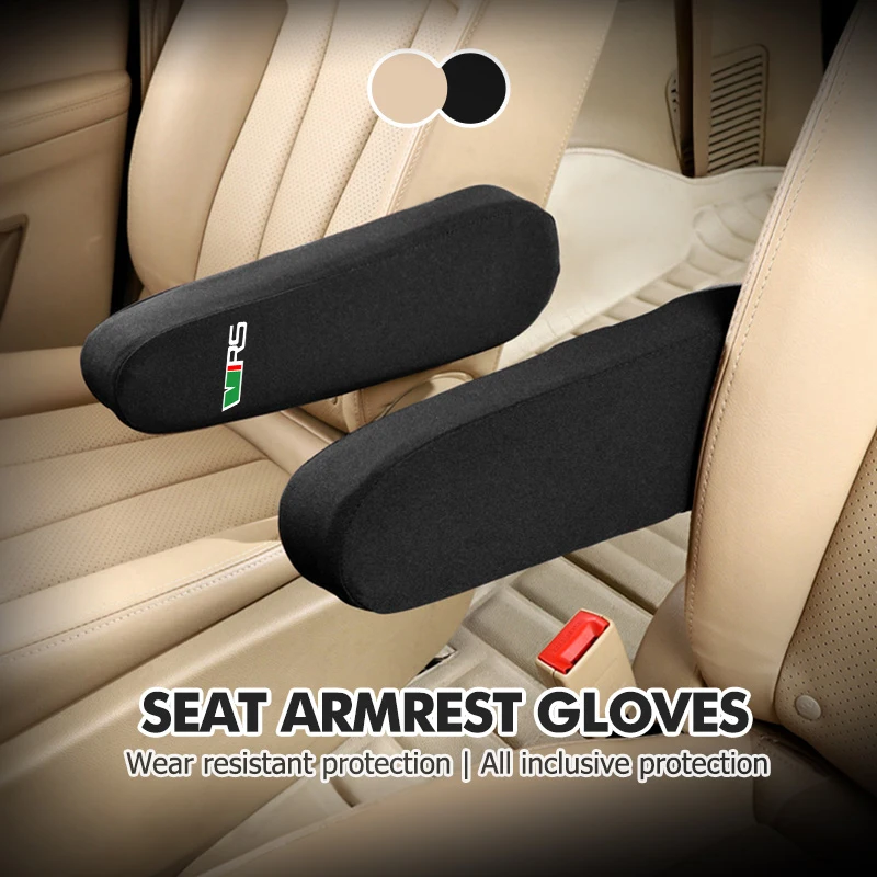 Car Armrest Dust-proof Hand Elastic Protector Cloth Covers For Skoda Kodiaq Octavia 2 3 Rapid Karoq Fabia Kamiq Superb view 4