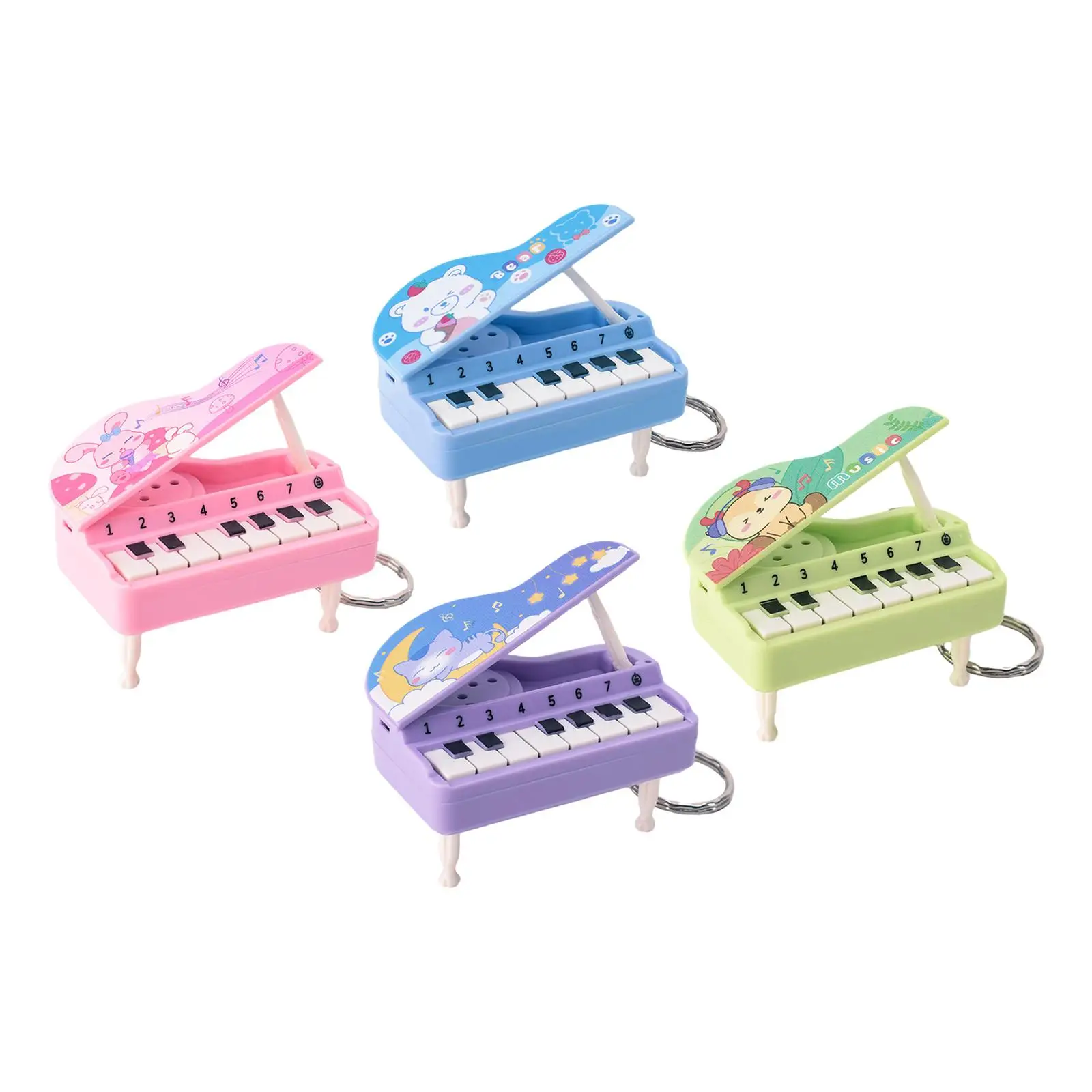 Musical Instrument Keychain Cute Keychain Piano Keychain for Boy Teens