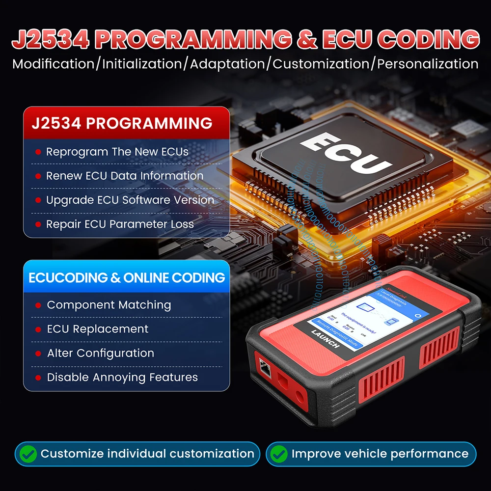 Launch X-431 SmartLink C HD LITE CAN FD DOIP Car Truck OBD2 12V 24V X-431 Pro 5.0/ TT/DYNO Diagzone Car Tools Diagnostic Scanner