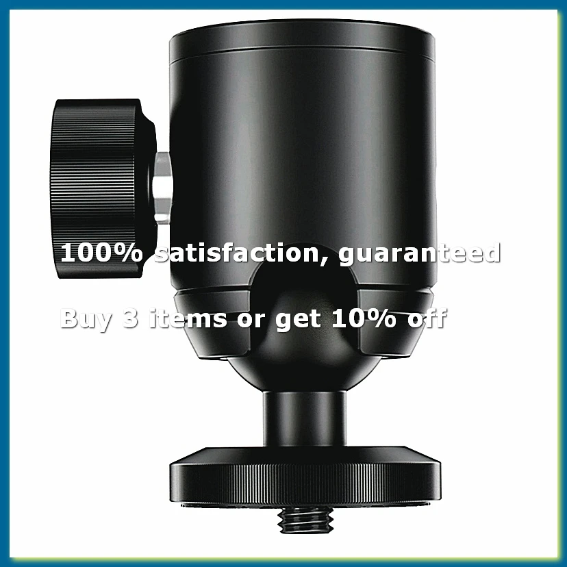 K-18 1/4 Thread Mini Tripod Ball Head 360 Degree Swivel Used for Camera Extension Bracket Flash Mobile Phone Selfie-A49I
