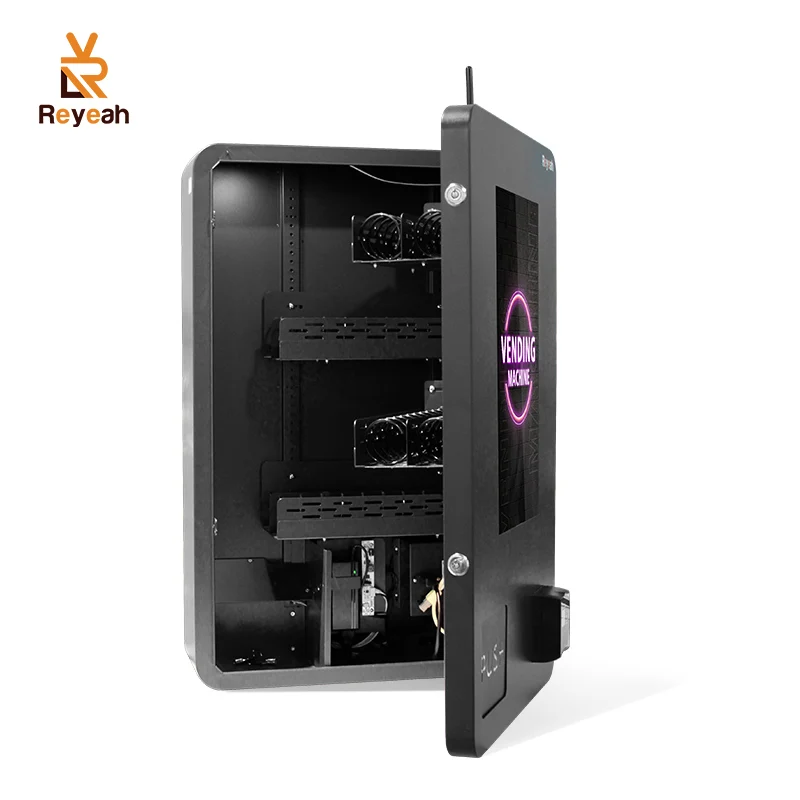 آلة بيع خزانة مركز التسوق المدرسية لمدة 24 ساعة مع خدمة ذاتية تلقائية ودفع بطاقة الائتمان تتضمن ملصقًا #5