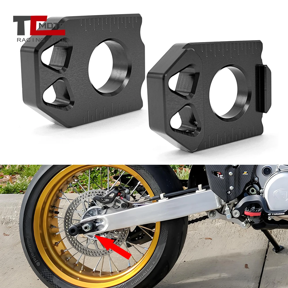 

Motorcycle CNC Rear Axle Block Chain Adjuster For Suzuki DRZ400S DRZ400SM DRZ400E DR-Z 400 E S SM 2005 - 2024 2023 2022 2021