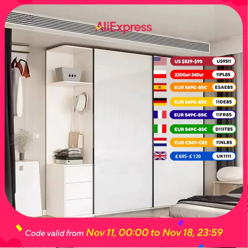 

Organizer Storage Wardrobes Modular Modern Luxury House Adult Clothes Closet Display Space Saving Armadio Guardaroba Furniture