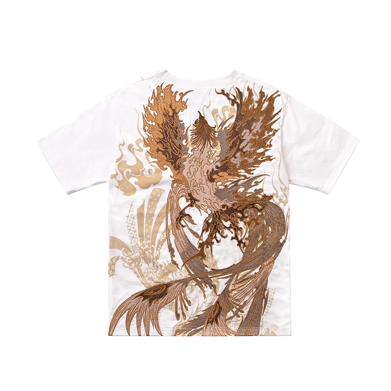 Male Female Couples 2025 Summer New Embroidery Tees Trendy Short-sleeve Round Neck T-shirts Loose Comfort Color Matching Tops