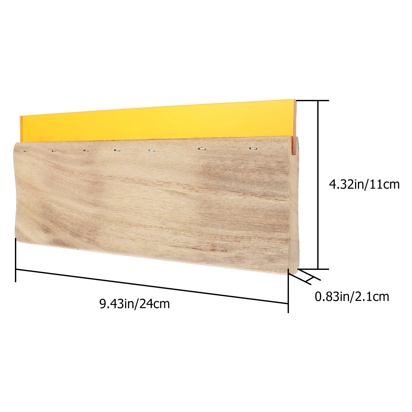Premium Wood Handle Screen Printing Scraper Wear-Resistant Tool for Textile Graphic Applications Screen Printing Squeegee