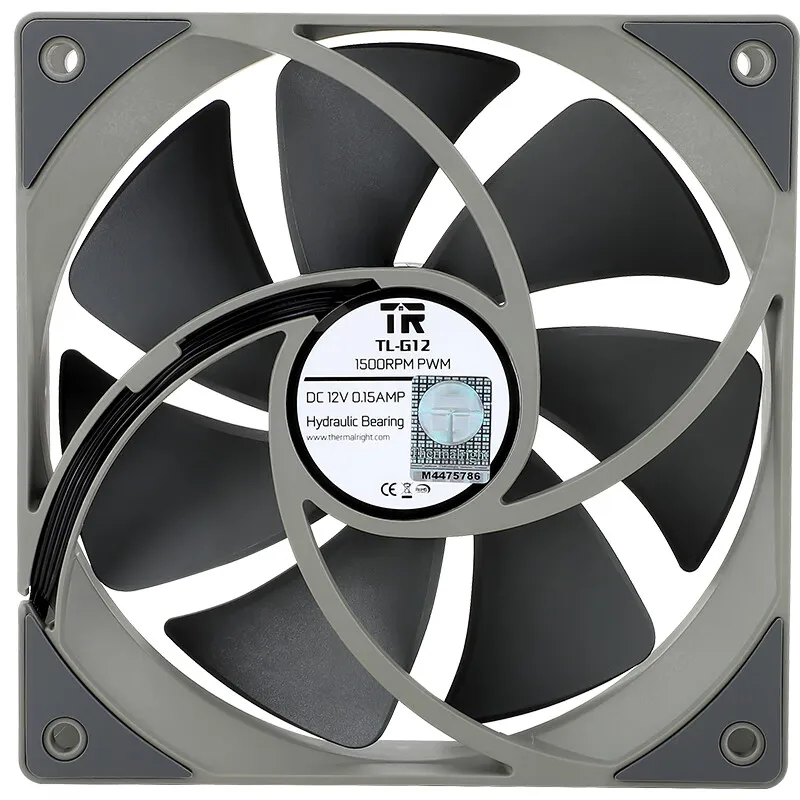 Thermalright TL-G12 120MM Silent-Balance Fan 4PIN PWM Heatsink Dual Ball Bearing Performance PC CPU Cooler Replaces Fans