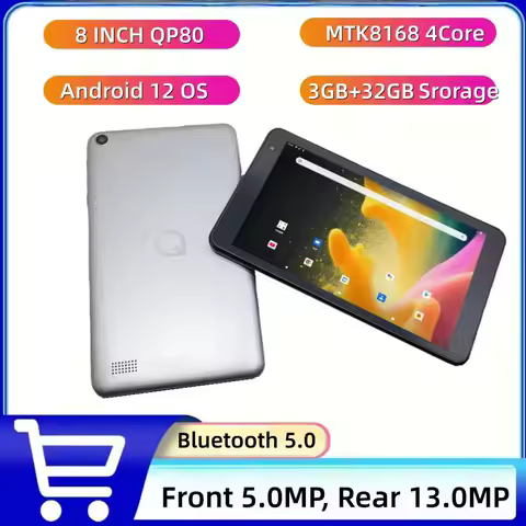 New 8" Android 12 Tablet PC MTK8168 Quad Core 2.0GHz 3GB RAM 32GB ROM Dual&nbsp;Camera WIFI Bluetooth 5.0 Type-C USB