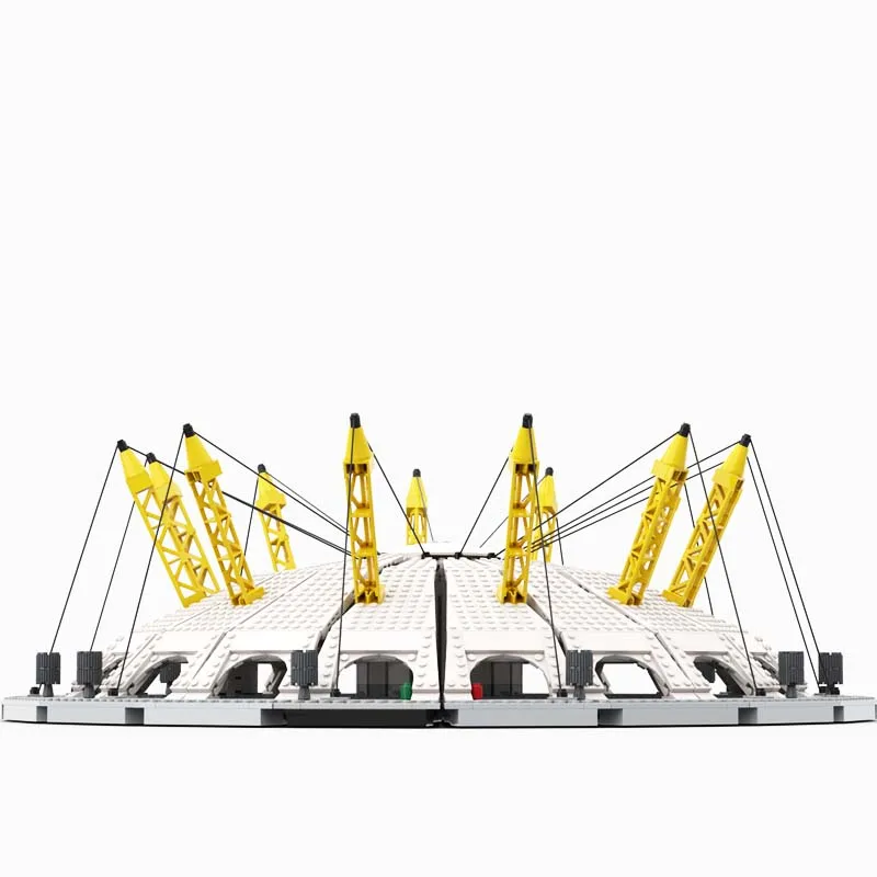 1247 PCS City Street Microscale Millennium Dome MOC Aanpasbare Modulaire Bouwblok Technologie Eenvoudige DIY Montage Speelgoed Cadeau