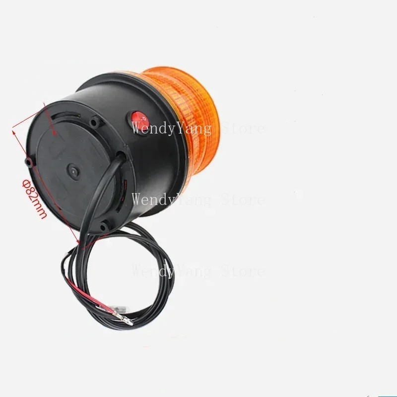 Forklift Warning Light Alarm Light 10-80V Magnetic Flashing Buzzer