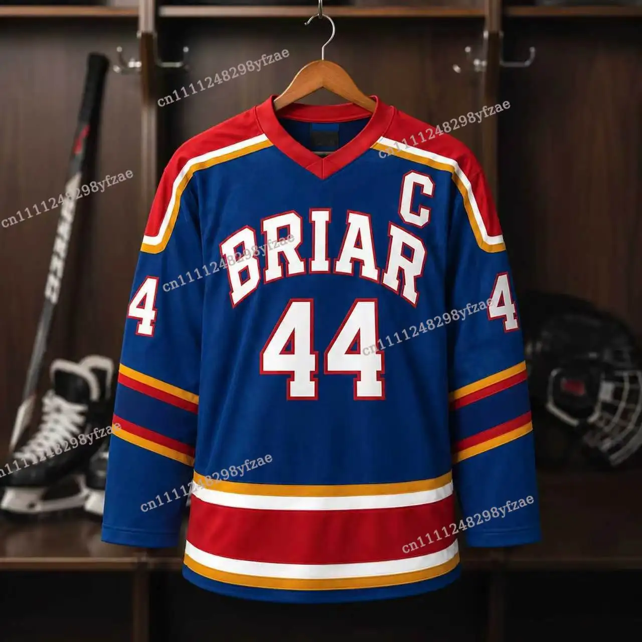 

2026 pus Briar University Hockey Jersey GRAHAM 44 Fashion Sportswear Unisex Casual Breathable Loose Long Sleeve Tops Tee