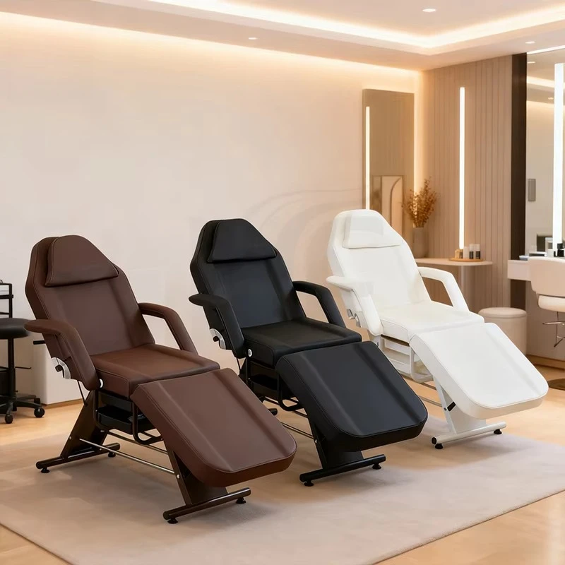 Massage Folding Adjustable Reclining Hydraulic Portable Folding Beauty Facial Massage Bed